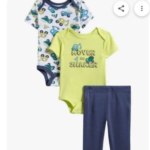 NWT Koala Baby  2 Onesies and Pant Set Size 6-9 Month